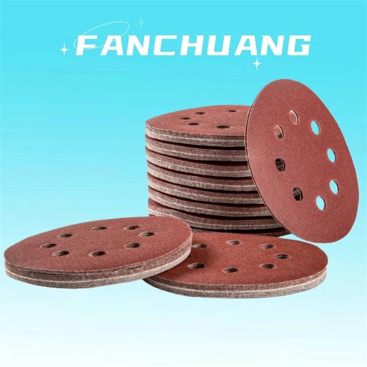 5'' 125mm Self Adhesive Sanding Discs，8Hholes