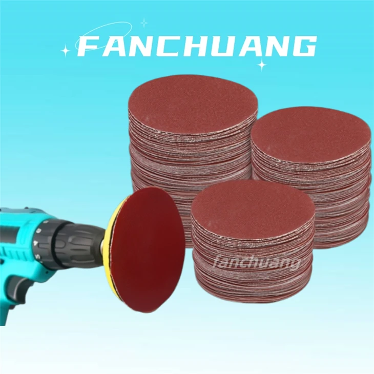 Polishing Sandpaper Disc Red Sand Sheets