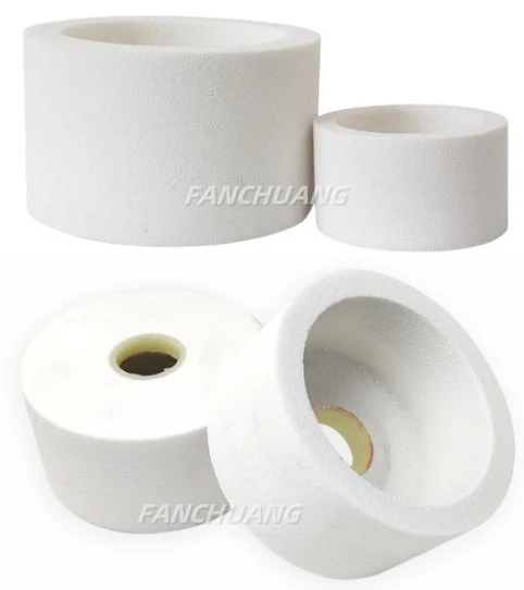 Finish Polishing White Fused Alumina Customized Vitrified Abrasive Cup Grinding Wheel